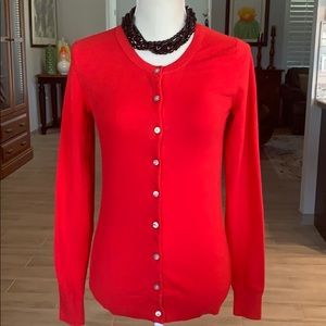 Old Navy, red button down, long sleeves sweater